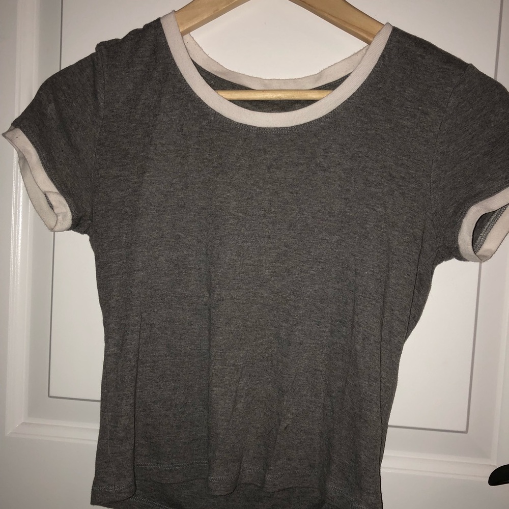 Aeropostale Grey Small T-Shirt